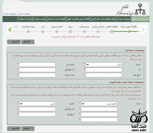 مراحل ثبت شرکت مواد غذایی